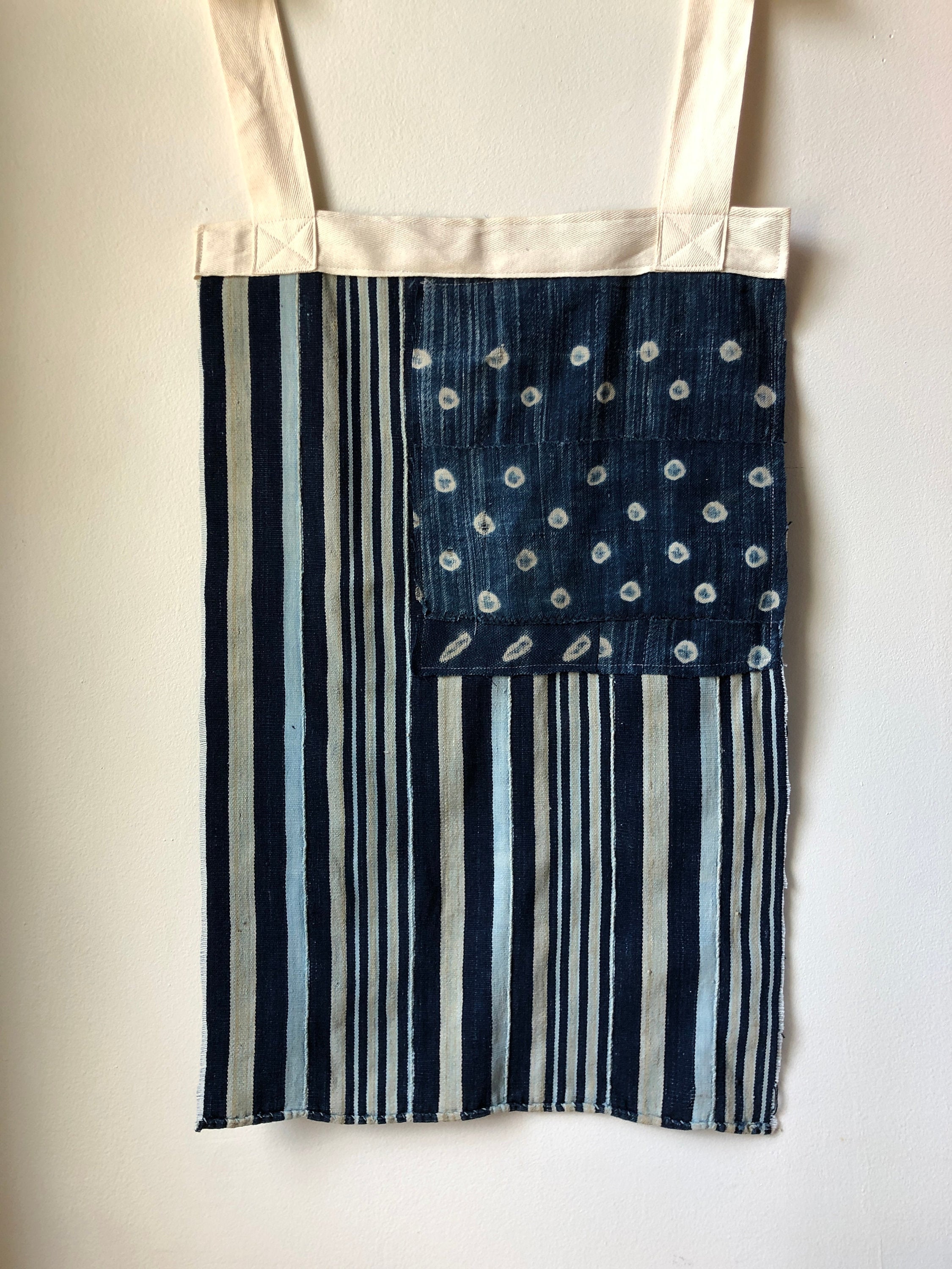 Vintage Indigo American Flag Two Sizes Available - Etsy