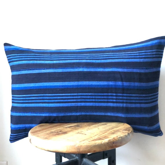 Double Sided 16 X 26 Lumbar African Striped Baoule Mudcloth Etsy