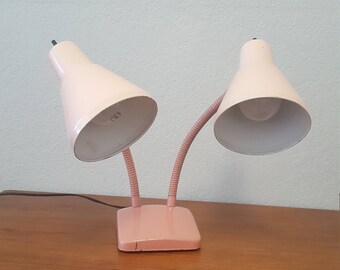 Sweet, Light Pink, Goose Neck Desk Lamp