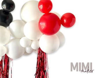 DIY Mickey Mouse balloon kit, balloon kit, mickey balloons, mickey balloon kit, mickey mouse party, minnie mouse balloons