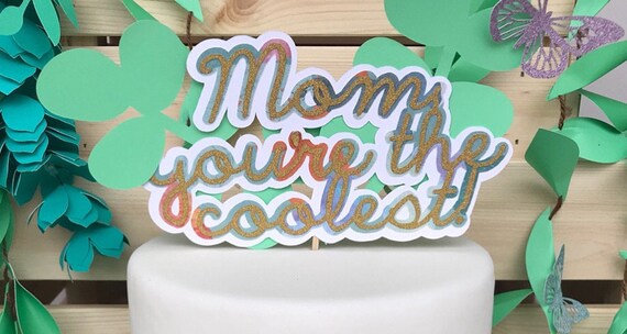 Mother's day cake topper, mom cake topper, mom birthday Cake topper, mother's day, mother's day gift, gifts for mom,unique mother's day gifs Il_570xn