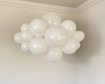 Cloud Balloon Kit, cloud balloon, DIY balloon cloud, balloon cloud kit, hot air balloon theme, up up and away theme, baby shower, on cloud 9