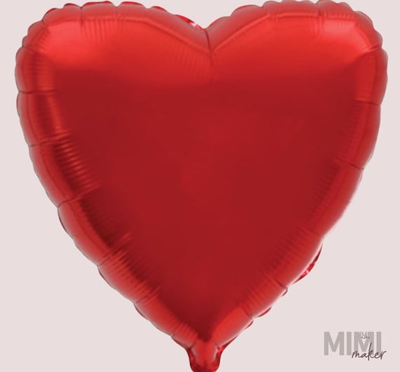 Red heart balloon, 32" heart balloon, jumbo heart balloon, galentine's day, red heart balloons, jumbo balloons, big balloons, love Il_570xn