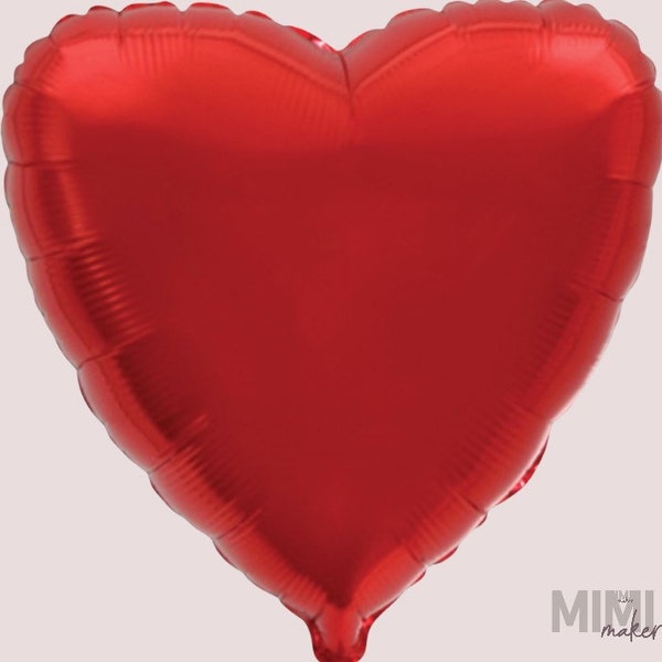 Red heart balloon, 32" heart balloon, jumbo heart balloon, galentine's day, red heart balloons, jumbo balloons, big balloons, love