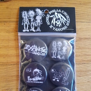 Paquete de botones Zyanose de 1,25"