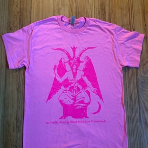 Pink on Pink Baphomet Shirt