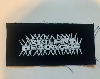 Violent Headache Cloth Patch