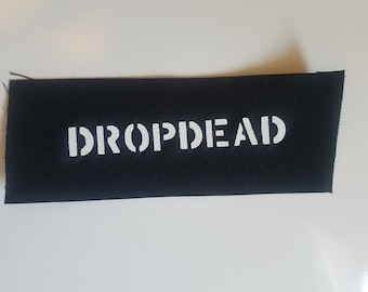Drop Dead Logo Cloth Patch