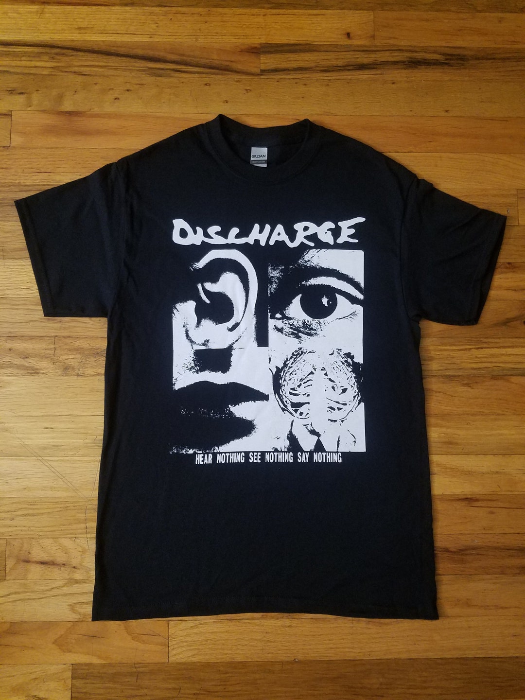 Discharge - Hear Nothing Shirt - Etsy