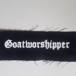 Goatworshipper Cloth Patch