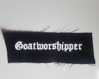 Goatworshipper Cloth Patch