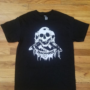 Discharge Skull Shirt - Etsy
