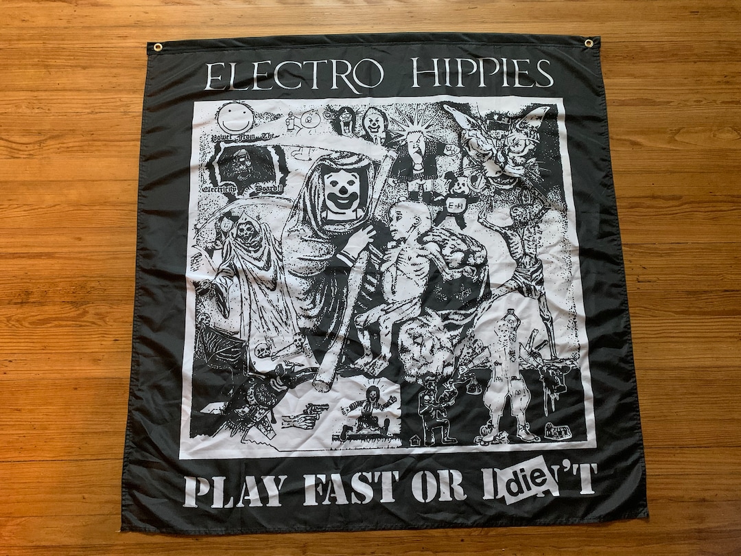 Electro Hippies 4x4 Banner - Etsy UK