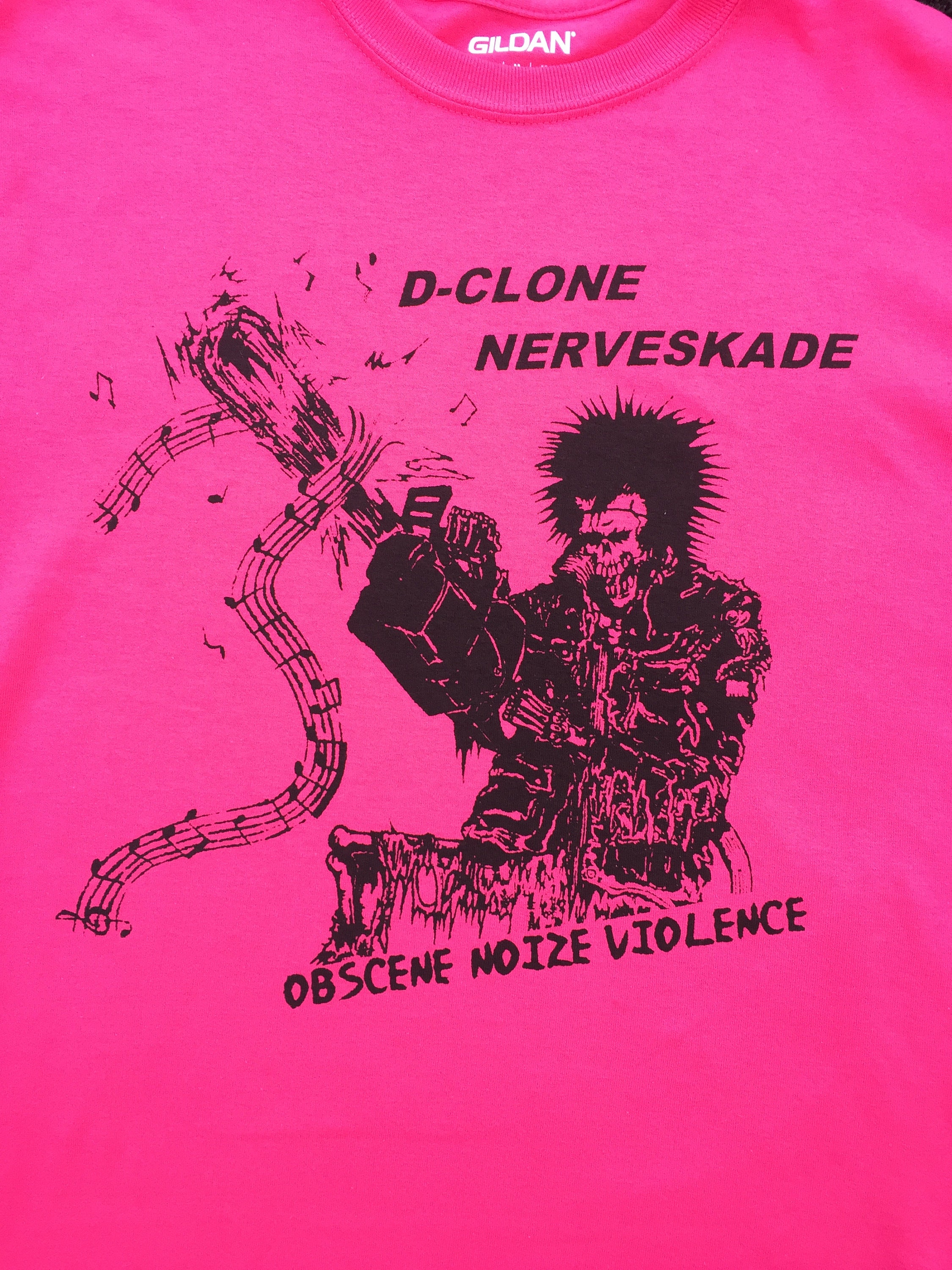 T-shirt Unisexe D-Clone/Nerveskade - Gildan 5000, Coton, Graphique Imprimé