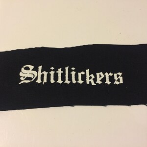 Shitlickers Cloth Patch