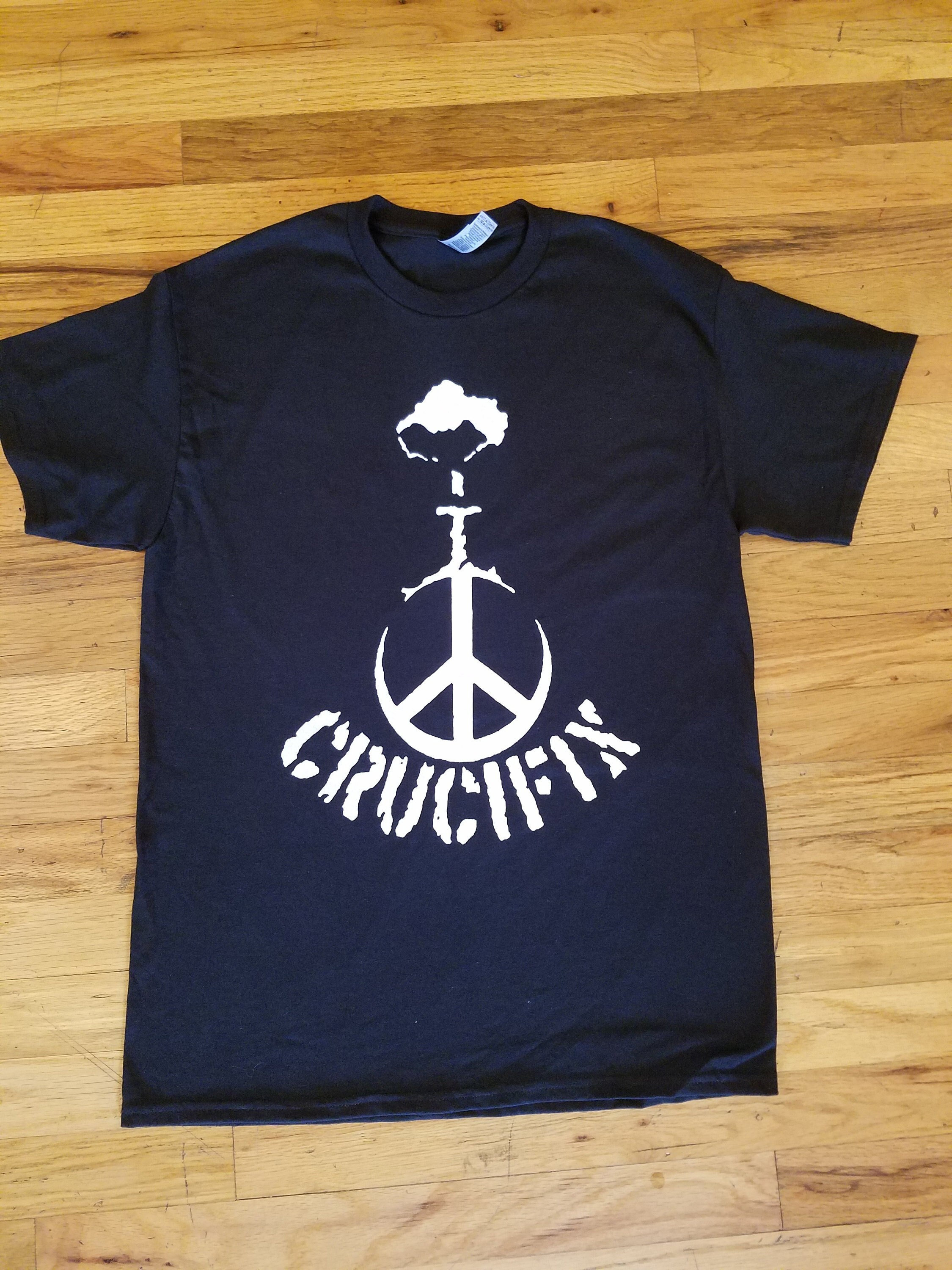 Crucifix Band T Shirt - Etsy Crucifix Band T Shirt - Etsy
