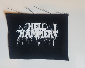 Hell Hammer Cloth Patch