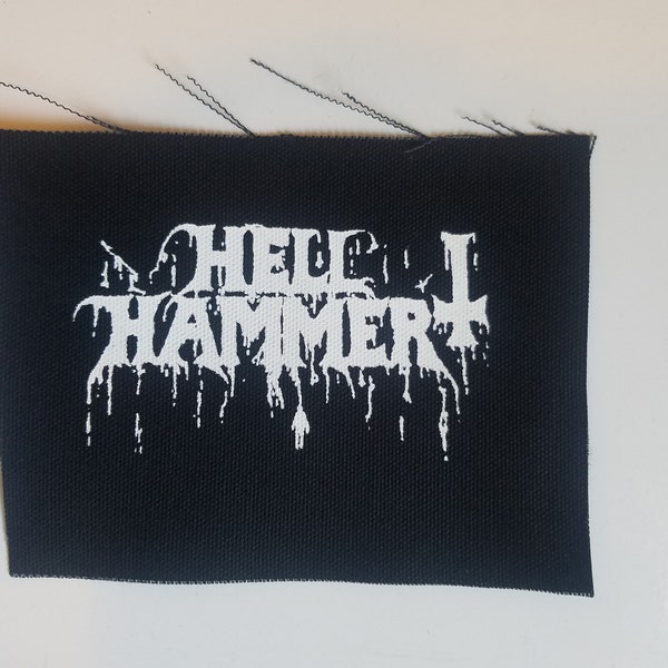 Hell Hammer Cloth Patch