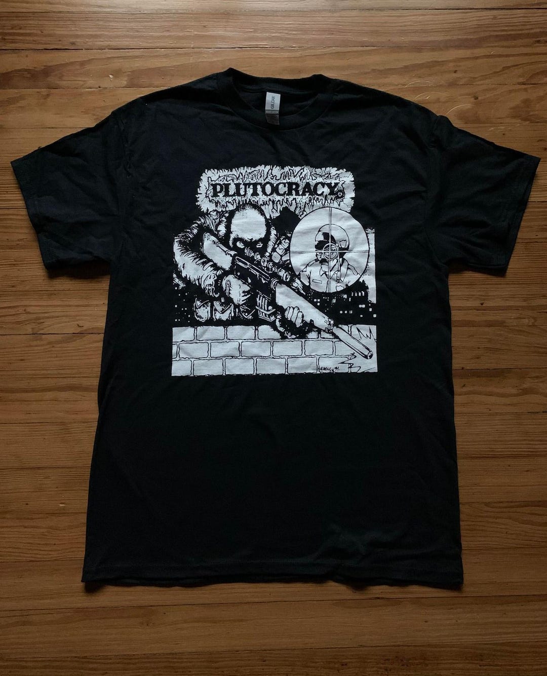 PLUTOCRACY Tシャツ GRIND 625 NYHC BEATDOWN Plutocracy - Snipin Pigs Shirt - Etsy