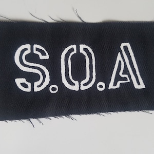 S.O.A. Cloth Patch