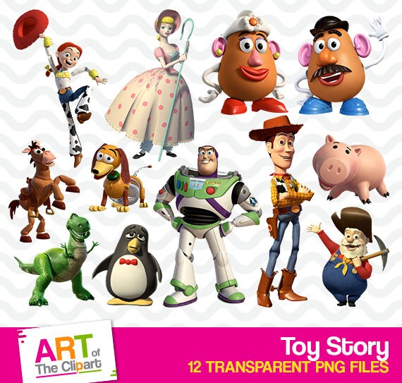 Toy Story Clipart High Resolution Toy Story Images Toy Story | Etsy