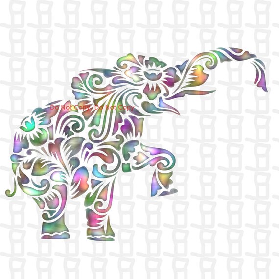 Download Elephant Rainbow Elephant Svg Elephant Svg Svg Svg Etsy