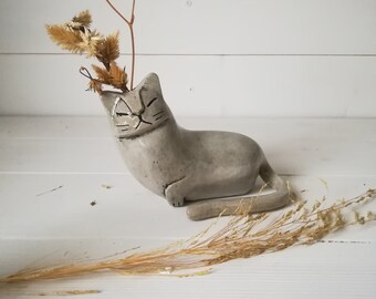 Vase Chat Etsy Vase Chat Etsy