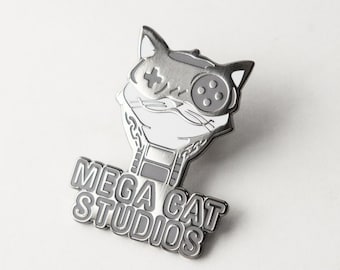 Mega Cat Studios Pin - Custom Solid Metal High quality Construction