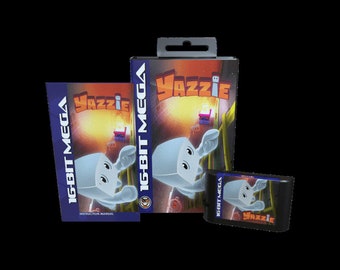 Yazzie - Official Mega Cat Studios Cart Game for the Sega Mega Drive Version - Classic 16 bit Action Puzzle Platformer