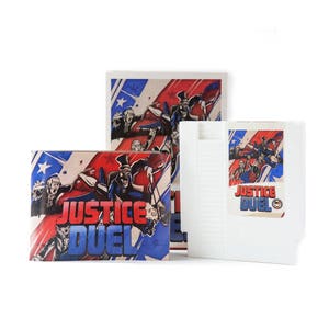 Justice Duel - 任天堂エンターテイメントシステム NES 用のメガキャットスタジオ公式格闘ゲームカート