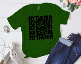 Slytherin House T-Shirt/ Harry Potter T-Shirt/ Hogwarts T-Shirt/ Harry Potter/ Hogwarts/ Slytherin House/