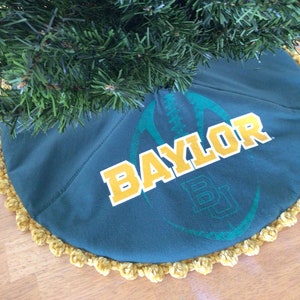 Baylor University Bears Football Small Christmas Tree Skirt