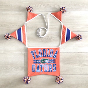 University of Florida Gators Pennant Banner, Party Decor, Celebration Bunting, Backdrop, Wall Hanging, Tailgate Banner
