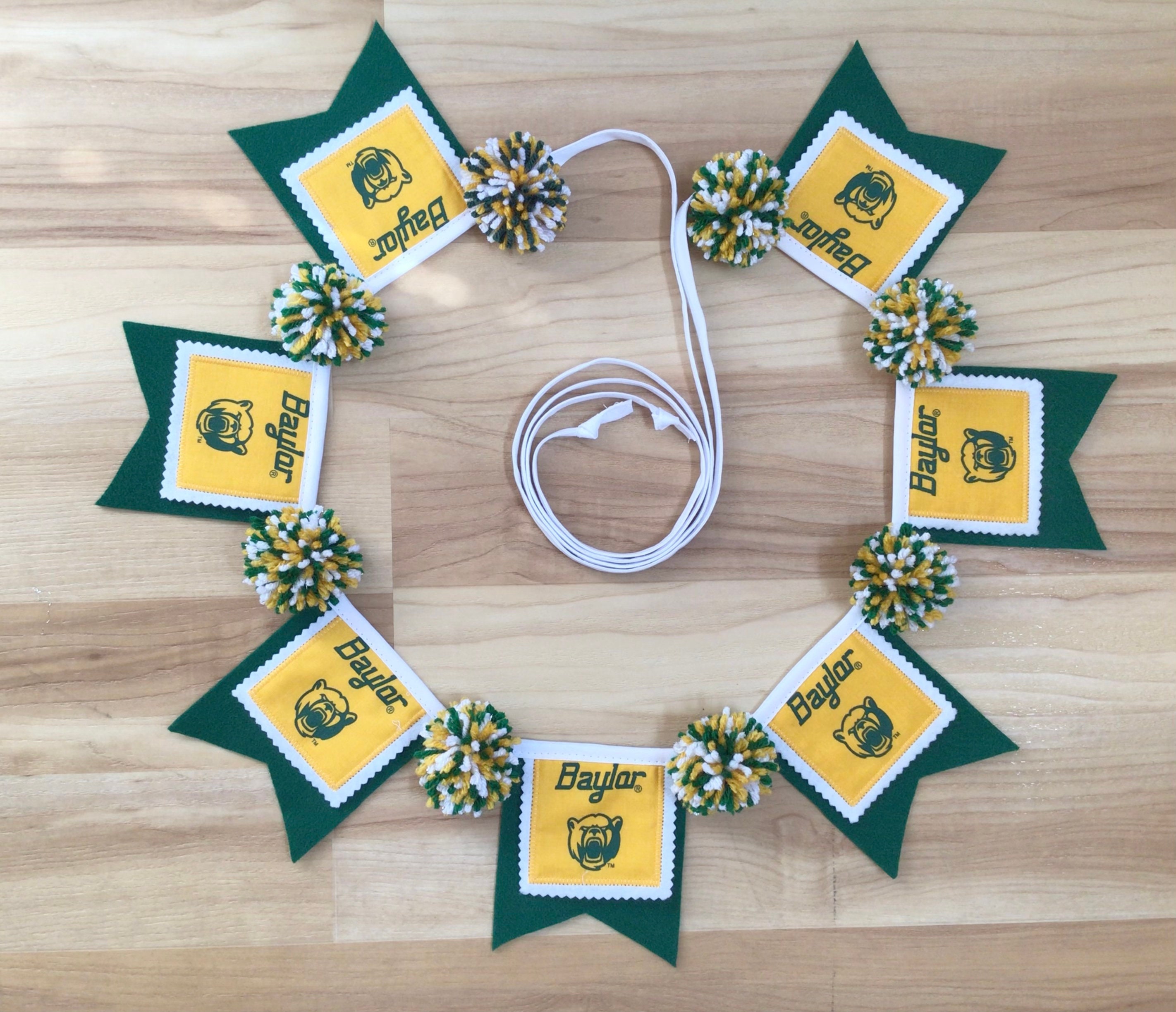 Baylor Bears Graduation Banner Flag – 30x40 Inches, Polyester, Officially Licensed, Double Sided Print