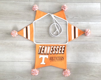 University of Tennessee Volunteers Pennant Banner, Party Decor, Celebration Bunting, Backdrop, Wall Hanging, Tailgate Banner