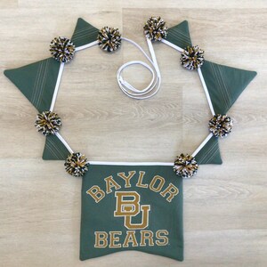 Baylor University Bears Soft Green Pennant Banner,Party Decor, Celebration Bunting, Backdrop, Wall Hanging, Tailgate Banner