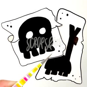 Set of 2, Llama cartoon labels - Kuzco's Poison - Handmade Stickers - Funny Waterproof Stickers - Sticker Labels - Funny Sticker Labels