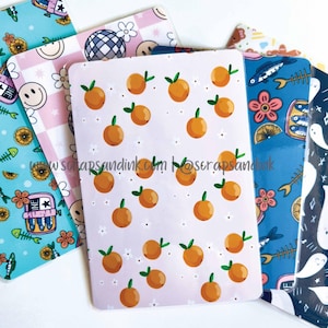 A5 Cute Oranges Pencil board for hobonichi- Pencil Board- Journaling Gift- Planner Accessories - Writing Guard - Writing Board- Writing Gift