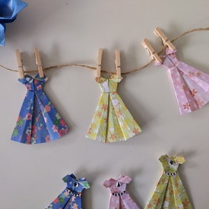 sachin and babi light blue dress Origami Dress Tutorial main image 0