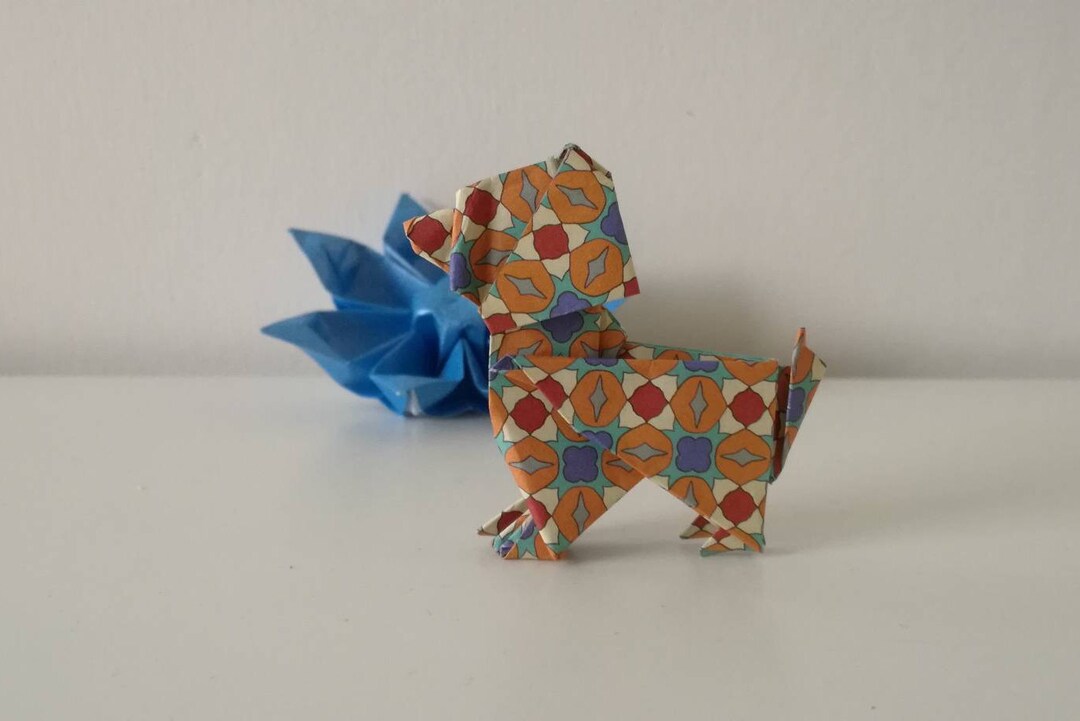 Handmade Origami Dog kimono Pattern / Origami Pet Animals / Etsy