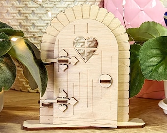 Elf Door Laser Cut File – SVG Miniature Fairy Decor (Digital Pattern)