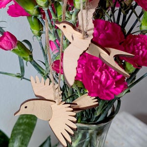 Birds 3D Puzzle Laser Cut File: Plywood Craft SVG DXF (Digital Download)