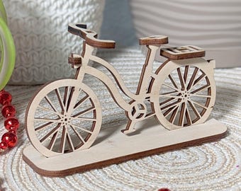 Bicycle Laser Cut File – SVG and DXF Vector Plan for Plywood DIY Model