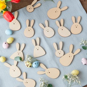 Vector Bunny Shapes - SVG Laser Cut File, Easter Decor Plywood Project (Digital Download)