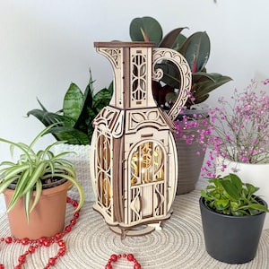 Fairy House Shadow Box - Laser Cut File with Assembly Instructions, Plywood project vector plan