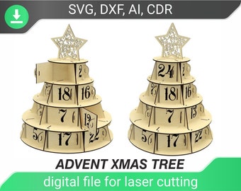 Laser Cut Files Dxf Svg Ai Cdr By Vectorpainter On Etsy