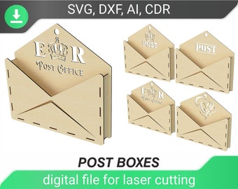 Free 213 Wedding Post Box Svg SVG PNG EPS DXF File