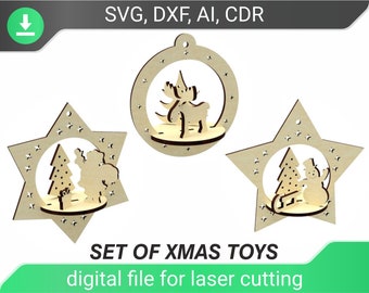Laser Cut Files Dxf Svg Ai Cdr By Vectorpainter On Etsy