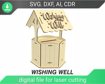 Wishing Well Svg Etsy