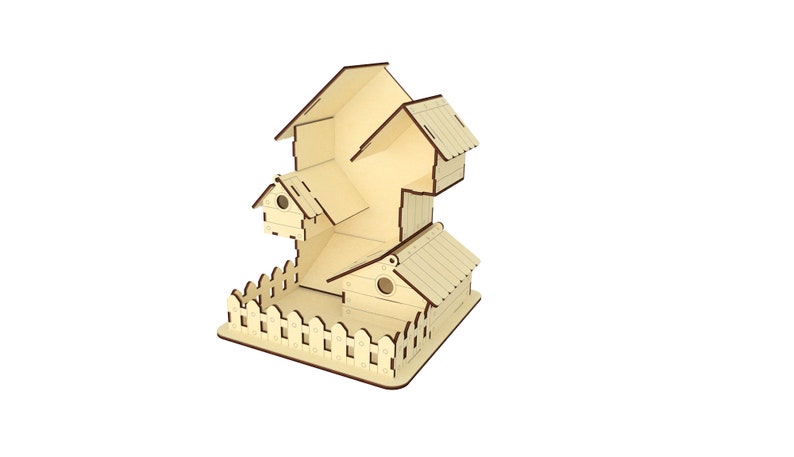 dice tower dxf laser files cnc plan dice house svg